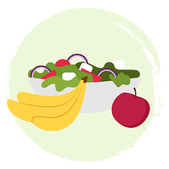 ovoce a zeleninový salát